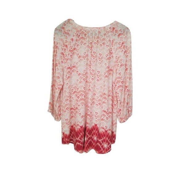 Sonoma Women’s Blouse - Orange Wash (Size Medium) - V-Neck Collar - Picture 2 of 8